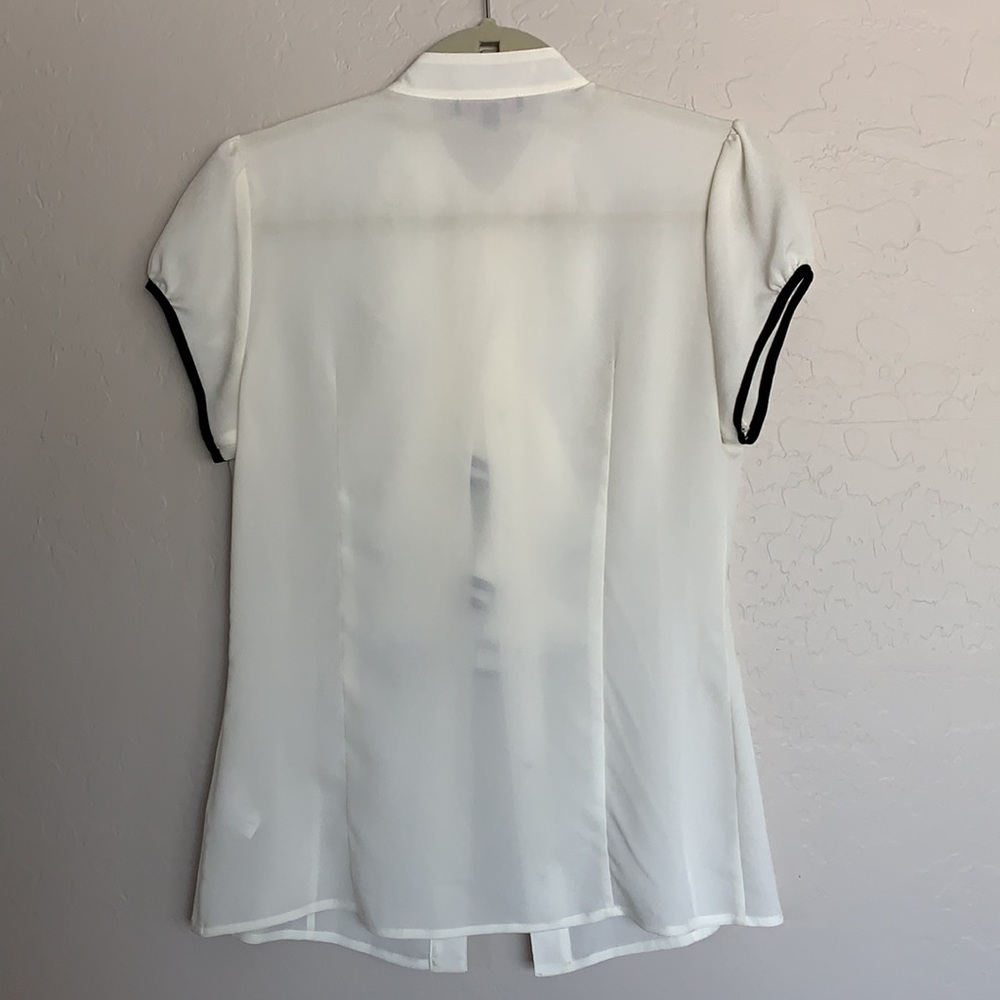 Gianetta Ruffle Collar Work Top - Picture 2 of 7